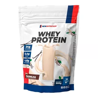 Suplemento Em  Pó Newnutrition  Whey Protein Proteína Sabor  Baunilha Em Sachê De 900g