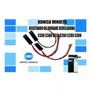 Kit 3 Reset Konica Minolta C258 C308 C368 C458 C454 C554