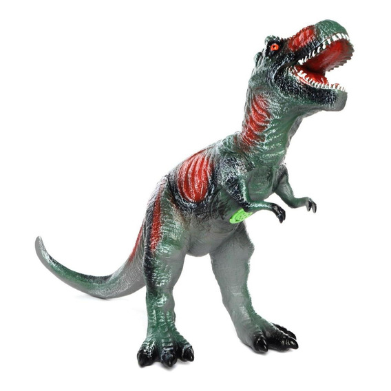 Dinosaurio Rex, Juguete De Goma, Juguete Con Sonido, 50cm.