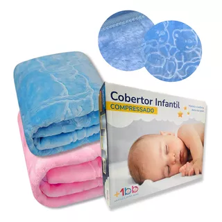 Cobertor Antialérgico Macio Infantil Estampa Alto Relevo Cor Rosa Animais