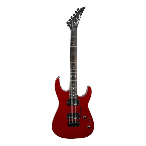 Guitarra eléctrica Jackson JS Series JS11 dinky de álamo metallic red metalizado con diapasón de amaranto