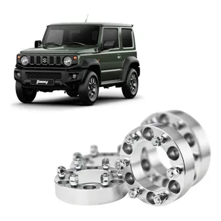 Kit 4 Espaçador Alargador Roda 31,75mm Alumínio Suzuki Jimny