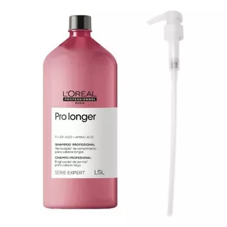  Shampoo Loreal Pro Longer Serie Expert 1500ml + Válvula Full