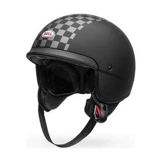 Casco Moto Calle Bell Scout Air Negro/blanco