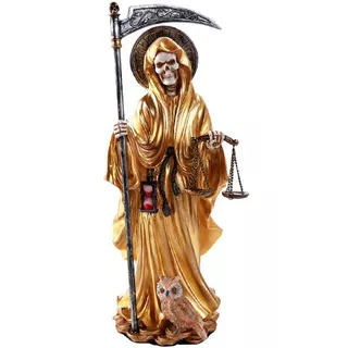 Estatua Religiosa De Pie De Santa Muerte De 10 Pulgadas...