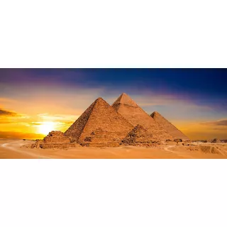 Piramides De Egipto 60x140cm Cuadro Canvas En Bastidor
