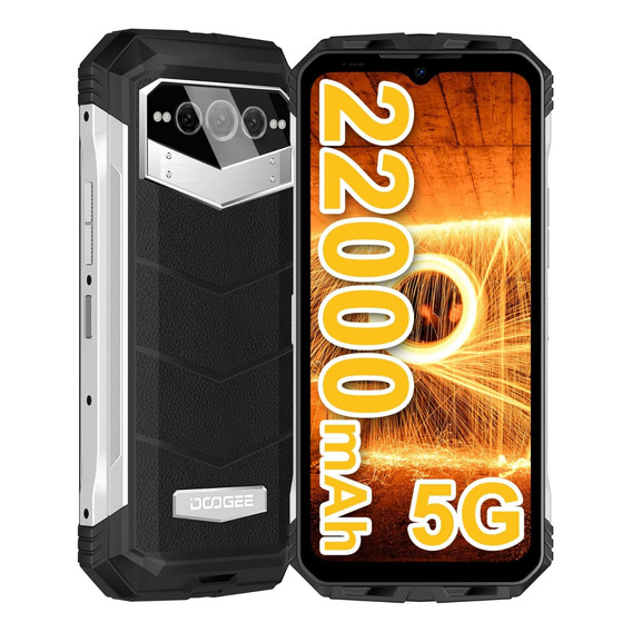 Doogee V Max 5g Rugged Smartphone 22000mah- Plateado