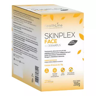 Suplemento Skinplex Face By Dermatus Colágeno 200g Maracujá