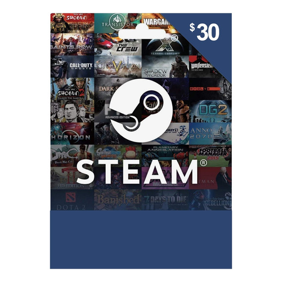 Steam 30 Tarjeta De Regalo Codigo Digital Original