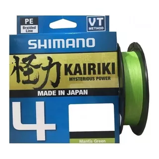 Linha Multi Shimano Kairiki 4 50lb (0.315mm) X 300m Verde