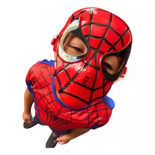 Roupa Infantil Fantasia Curta Com Enchimento Homem-aranha 