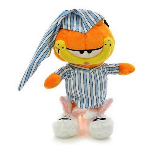 Peluche Garfield Con Pijama 25cm -  Orig, Phi Phi Toys