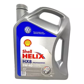 Aceite Shell Helix Hx8 Professional Sintetico 5w-40 4 Litros