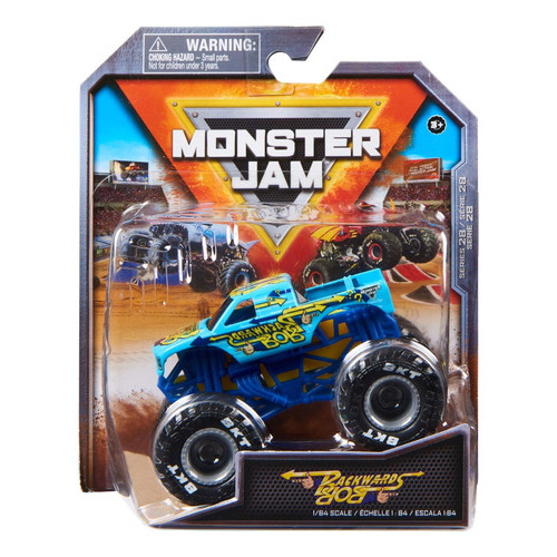 Monster Jam Vehículo Escala 1:64 Serie 28 Y 29 Color Backwards Bob