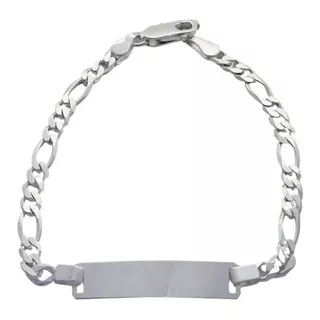 Pulsera De Identidad En Plata Para Niño (p82)