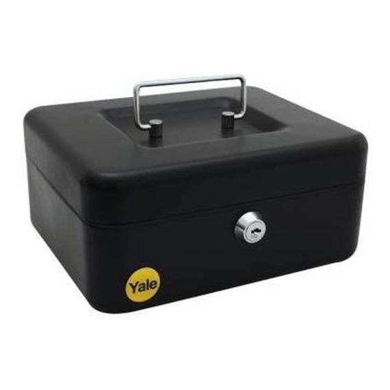 Caja De Efectivo Yale Mediana Color Negro