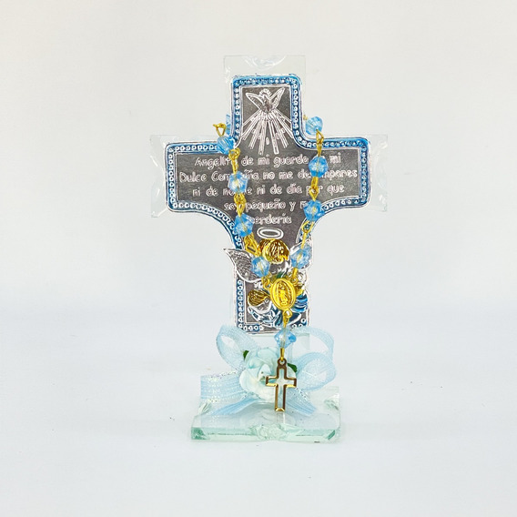 Cruces Cristal Personalizadas -bautizo, Comunión, Boda (x12)