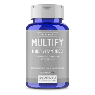 Multify - Multivitamínico Fynutrition - 32 Vitaminas Y Minerales - 1 Toma Diaria