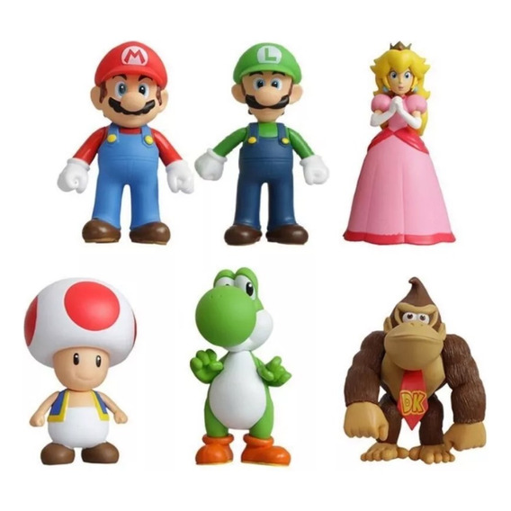 Juguetes Mario Bross (6 Unidades)