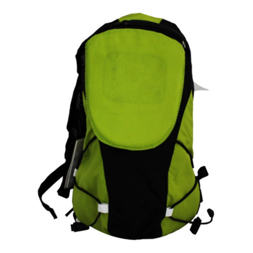 Mochila Ciclismo Con Indicador 9 Leds 50x40x35 Kinlley Color Verde