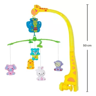 Mobile Musical Girafa Com Animais Buba - 5849