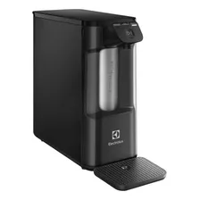 Purificador de Água Gelada Fria e Natural Eletrônico Placa Compacto Electrolux PE12P com Filtro Carvão 6 meses ou 3000L Painel Touch Preto Bivolt
