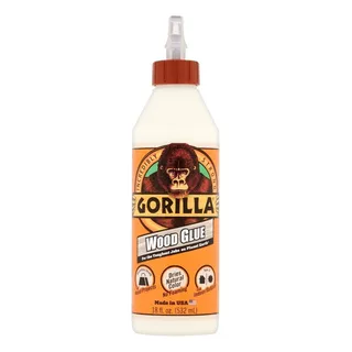 Pegamento Gorilla Wood Glue Para Madera 18 Oz Medio Litro