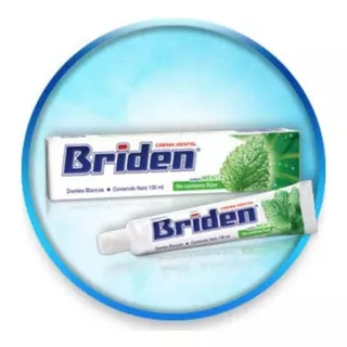 Briden Pasta Dental Sin Flúor / Caja Con 10 Piezas De 100ml