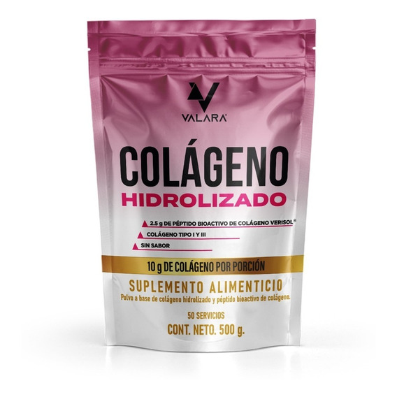 Valara Colágeno Hidrolizado Puro, 500g, 50 Porciones