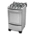 Cocina Mueller Decorato 4B color inox con puerta con visor 220V