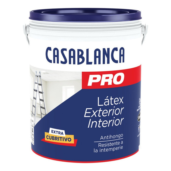 Pintura Latex Interior Exterior Casablanca X 10 Lts