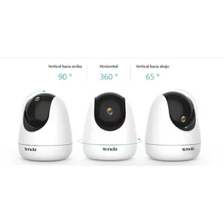 Cámara Seguridad Tenda Wifi 360 Micrófono Y Altavoz 2mp 1080 Color Blanco