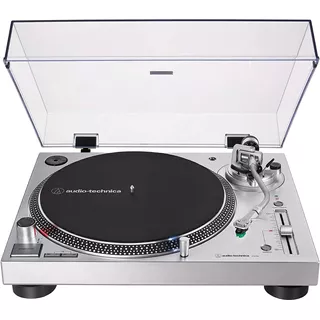 Bandeja Tocadiscos Audio Technica Lp120x Con Usb Plateada