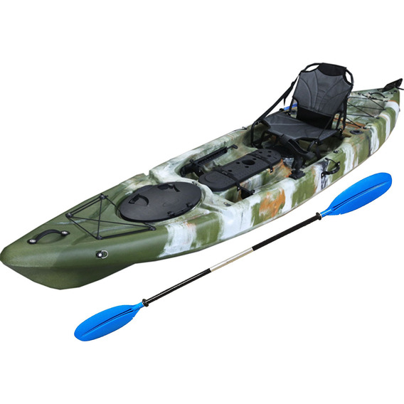 Bote Kayak De Pesca Fishman Profesional + Silla +remo El Rey