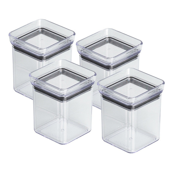 Pote Hermético Especiero Condimentero Salero 180ml Cocina X4