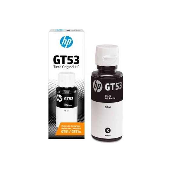 Tinta Hp Gt53 negra 90 Ml