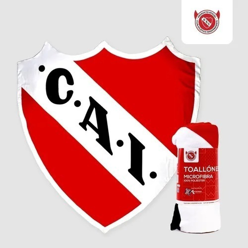 Toallon Independiente Escudo Gigante Futbol Microfibra Playa Color CONSULTE CAI