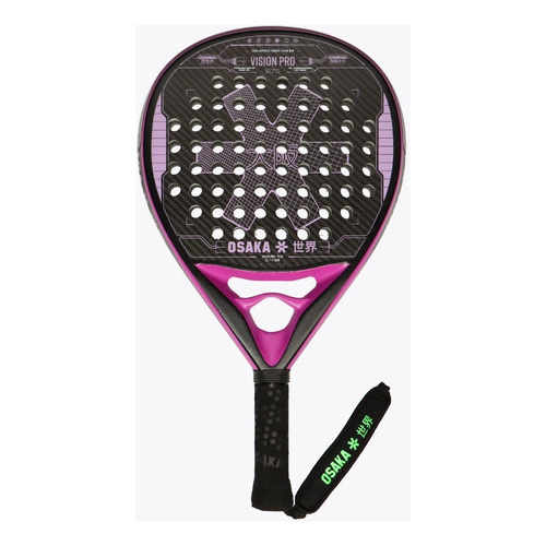 Paleta De Pádel  Osaka Vision Pro Tech 2023 Color Negro Fucsia