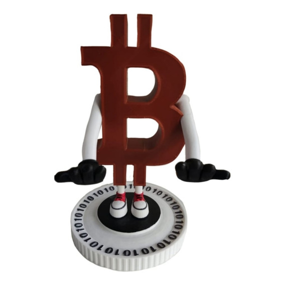 Soporte Bitcoin Para Joystick Y Celulares 3d