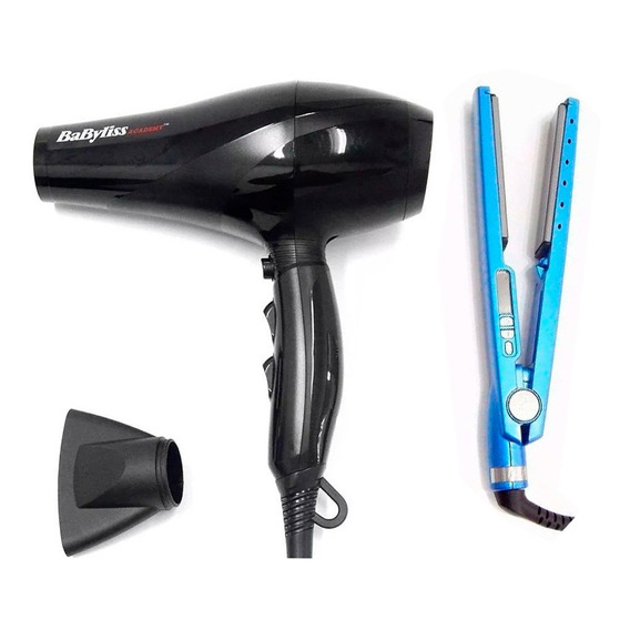 Kit Babyliss Planchita 2091 Digital 450 F + Secador Academy