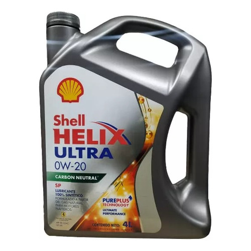 Aceite Shell Helix Ultra 0w20 X 4 Litros
