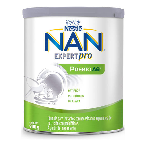 Leche De Fórmula En Polvo Nestlé Nan Expert Pro Prebio AE En Lata de 900g - 0 a 12 meses