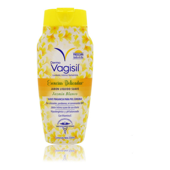 Jabón Liquido Intimo Dermo Vagisil Jazmín Blanco X354ml