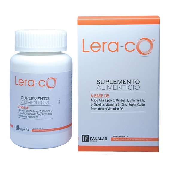 Suplemento Lera-co 30 Cápsulas, Ácido Alfa, Omega 3