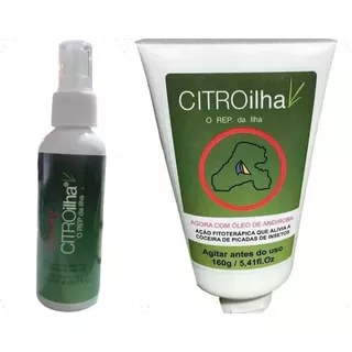 2 Repelente  Citroilha Spray + Creme Citroilha Corpo