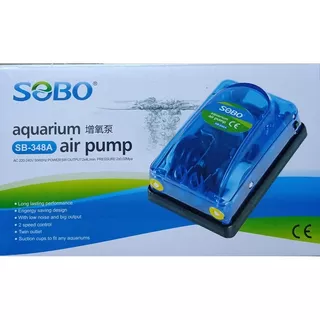 Bomba De Aire Sobo Acuarios, 2 Salidas X 4l/min 5w Peces