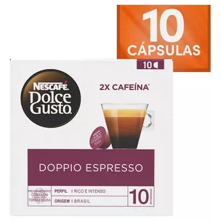 Cápsula De Café Doppio Espresso Nescafé Dolce Gusto 80g