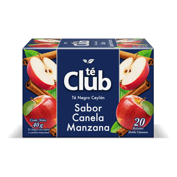Te Club Manzana Canela 20 Bls