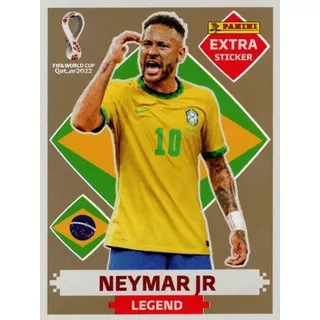 Figurinha Original Extra Ouro Neymar Jr. Copa Do Mundo 2022
