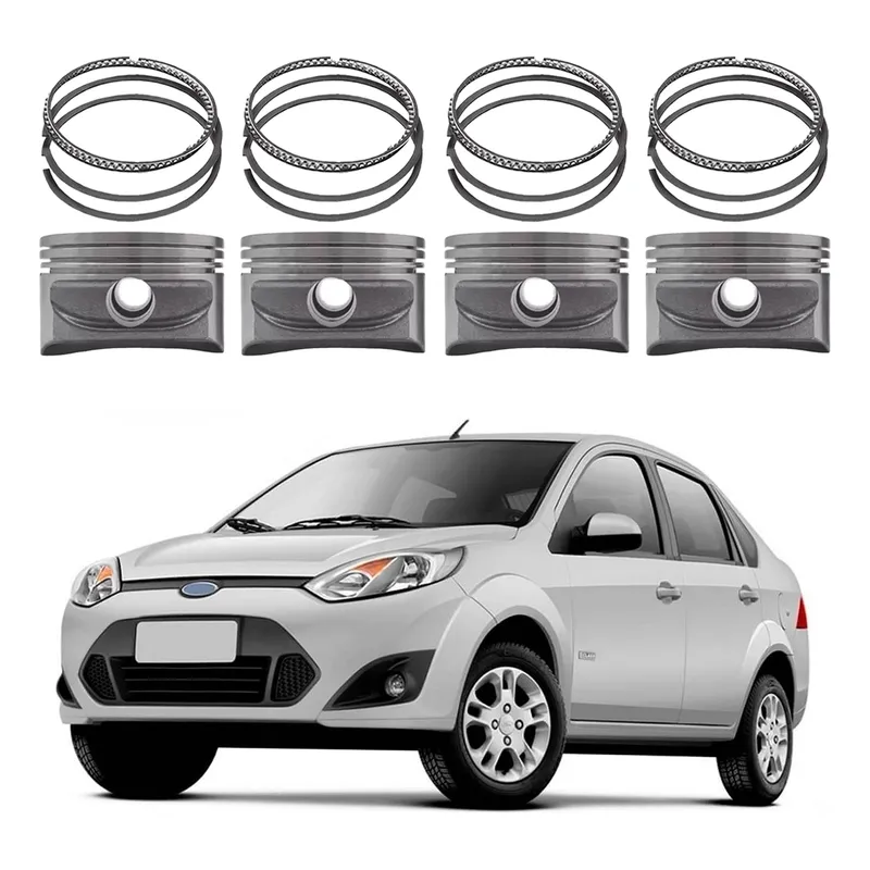 Jogo Pistao Com Aneis Std Fiesta Sedan 1.6 Flex 2011 A 2014